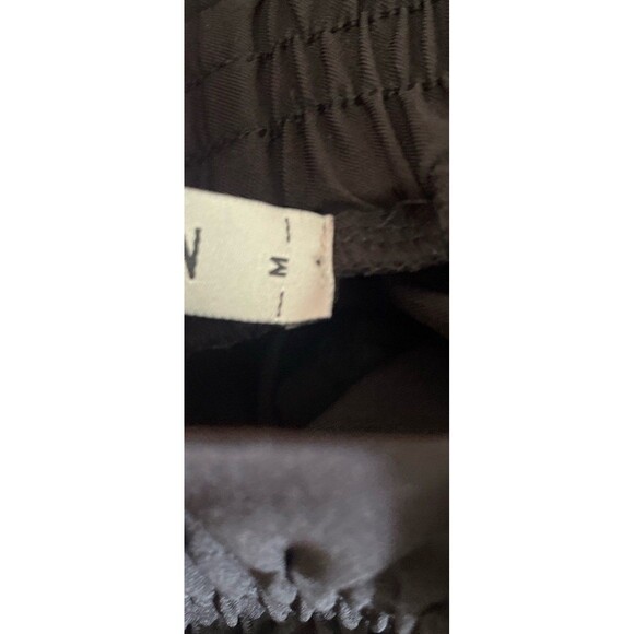 Grace Karin Pants Women's Size M Black Ruffled Paperbag Tie Waist Belted - Picture 8 of 8